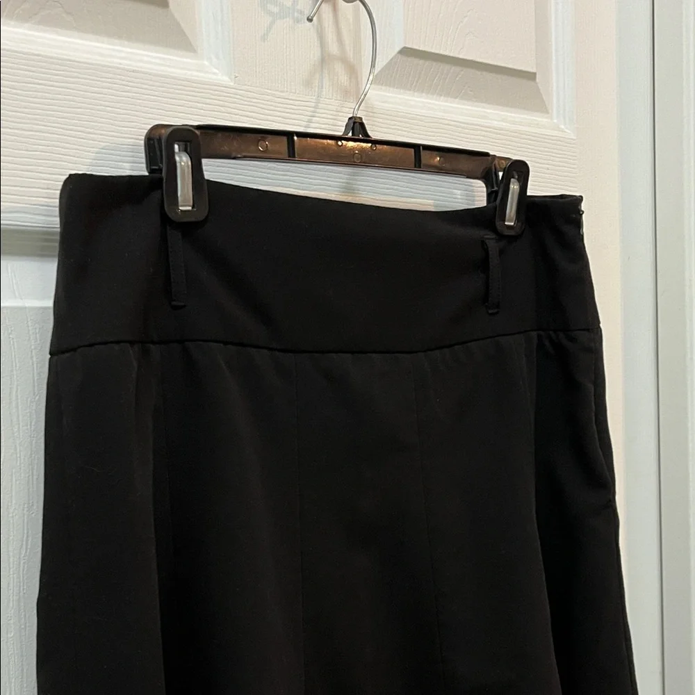 Larry Levine Classic Black A-Line Skirt - Picture 4 of 6
